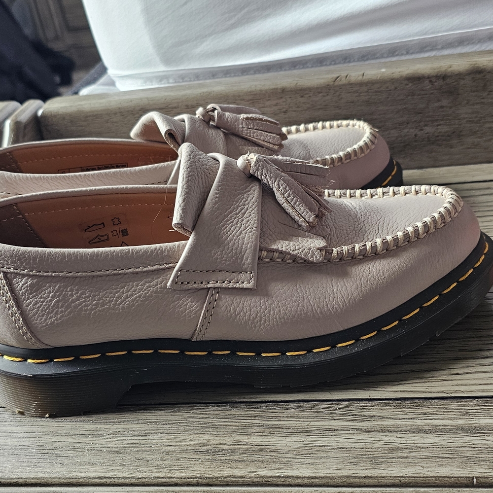 Dr. Martens Pink Tassel Loafers